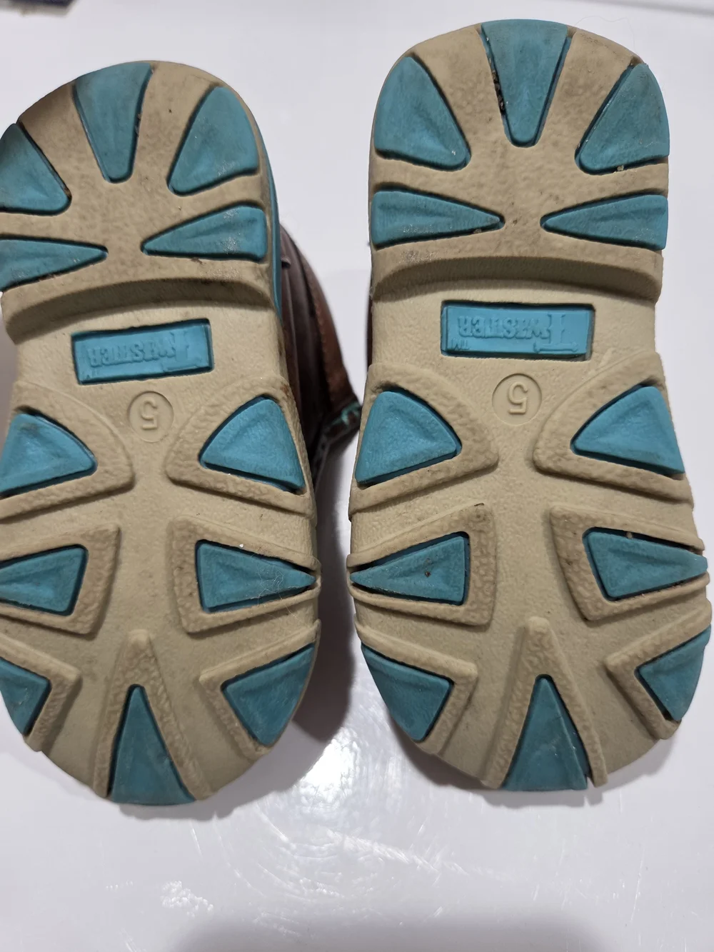 Twister Brown Baby Moccasins with Colorful Aztec Insole - No Laces